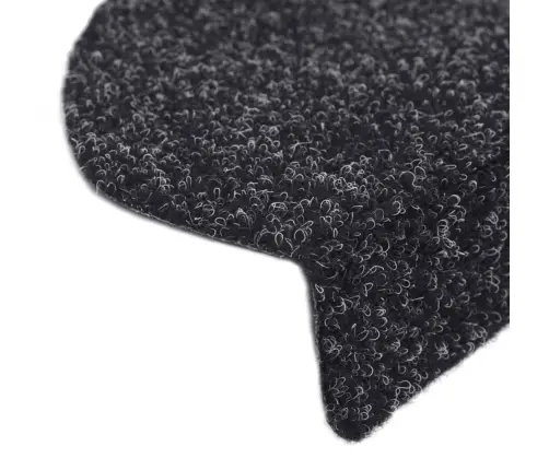 Kāpņu Paklājiņi, Pašlīmējoši, 15 Gab., 65X21X4 Cm, Melni, Pusapaļi, Lieli Vidaxl Kāpņu Paklājiņi, Pašlīmējoši, 15 Gab., 65X21X4 Cm, Melni, Pusapaļi, Lieli Vidaxl