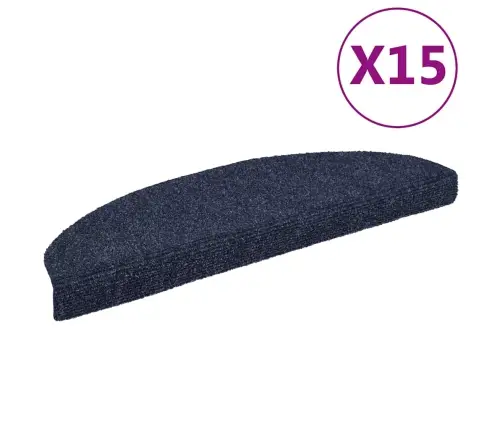 Isekleepuvad Trepimatid, 15 Tk, 65 X 21 X 4 cm Sinised, Poolringikujulised, Suured