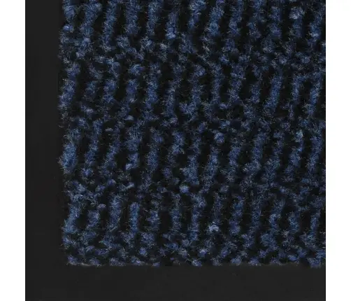 Durų Kilimėlis, Kvadratinis, Dygsniuotas, 40X60cm Mėlynas