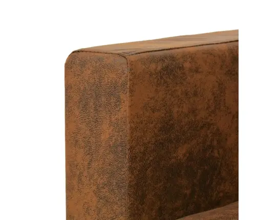 Dīvānu Komplekts, 3 Gab., Mākslīgā Zamšāda Vidaxl