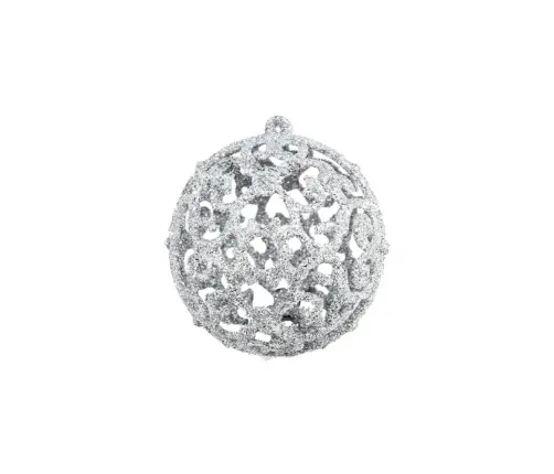 100-Osaline Jõulukuulide Komplekt, 3/4/6 cm Hõbedane