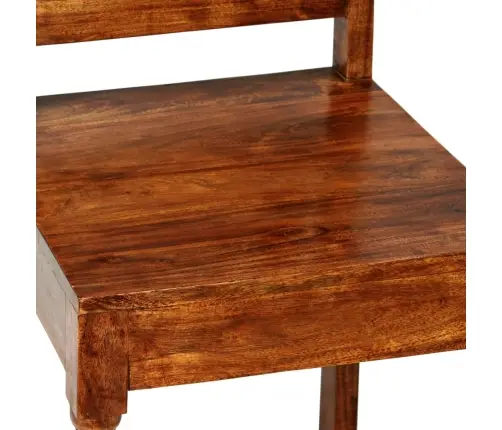 Virtuves Krēsli, 2 Gab., Masīvkoks Ar Medus Krāsas Apdari Vidaxl