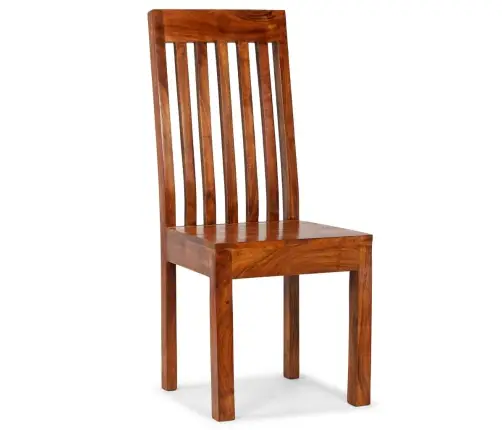 Valgomojo Kėdės, 2Vnt., Medienos Masyvas Su Medaus Apdaila