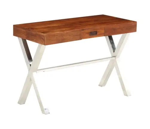 Rakstāmgalds, 110X50X76 Cm, Akācijas Masīvkoks, Medus Apdare Vidaxl