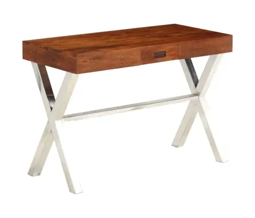 Rakstāmgalds, 110X50X76 Cm, Akācijas Masīvkoks, Medus Apdare Vidaxl