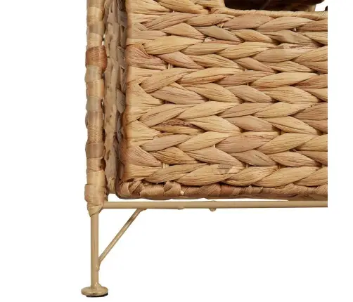 Skapītis Ar 5 Groziem, 25,5X37X100 Cm, Ūdens Hiacinte  Vidaxl