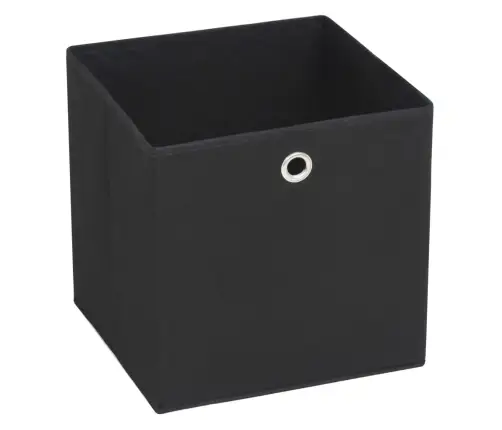 Uzglabāšanas Kastes, 4 Gab., Melns Neausts Audums, 32X32X32 Cm  Vidaxl