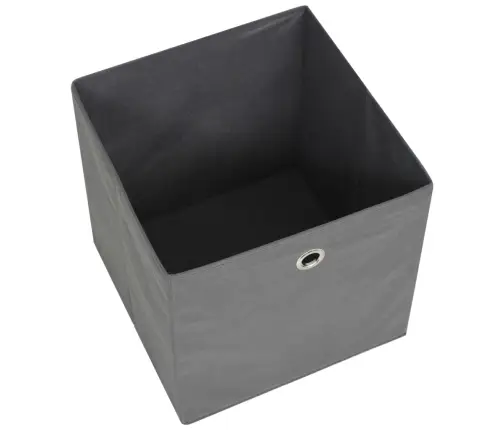 Uzglabāšanas Kastes, 4 Gab., Neausts Pelēks Audums, 32X32X32 Cm Vidaxl