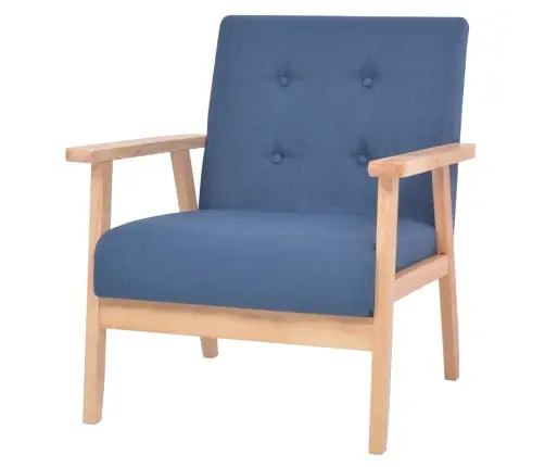 2-Osaline Diivanikomplekt Kangast, Sinine