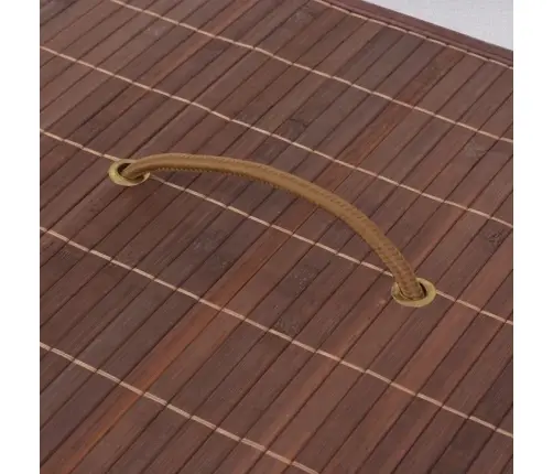 Skalbinių Krepšys, Rudas, Bambukas, Stačiakampis