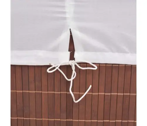 Skalbinių Krepšys, Rudas, Bambukas, Stačiakampis