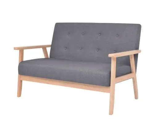 Diivanikomplekt 2 Tk Kangast, Tumehall