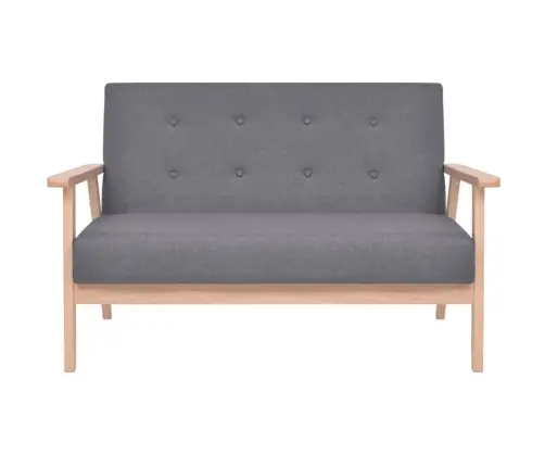 Diivanikomplekt 2 Tk Kangast, Tumehall