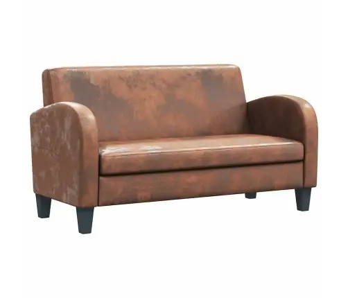 2-Kohaline Diivan, Kunstseemisnahast, Pruun