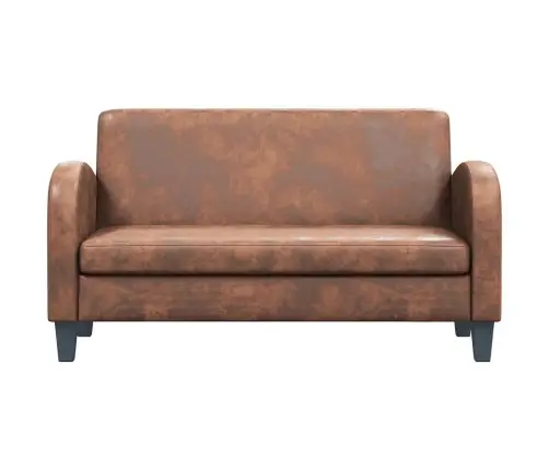 2-Kohaline Diivan, Kunstseemisnahast, Pruun