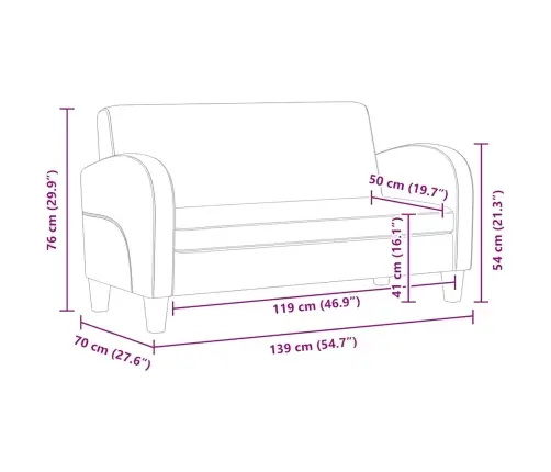 Dīvāns, Divvietīgs, Melna Mākslīgā Āda Vidaxl