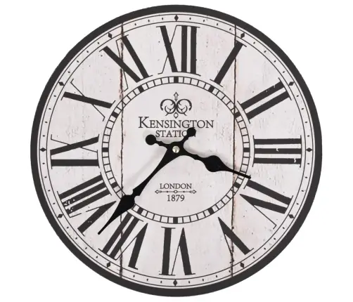 Sieninis Laikrodis Virtuvei, 30cm Vintažinio Dizaino, Londonas