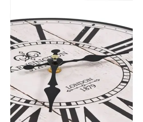 Sieninis Laikrodis Virtuvei, 30cm Vintažinio Dizaino, Londonas