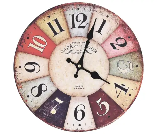 Vanaaegne Seinakell, Värviline, 30 Cm