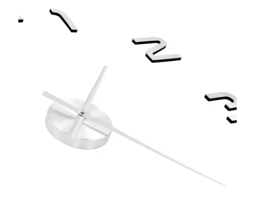 3D Sienas Pulkstenis, Moderns Dizains, 100 Cm, Xxl, Sudraba Vidaxl