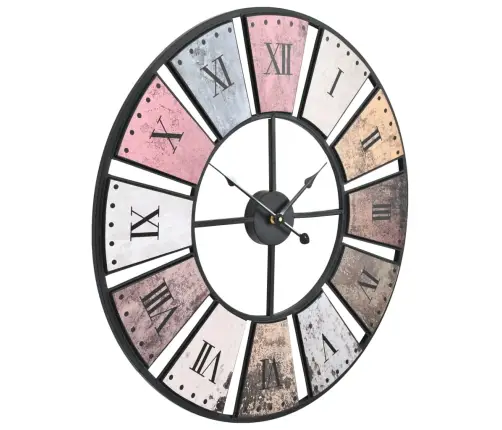 Sieninis Laikrodis, 60 cm Vintaž. St., Kvarc. Mech., Xxl
