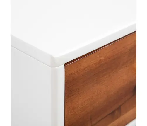 Kavos Staliukas, Masyvi Akacijos Mediena, 90X50X40Cm