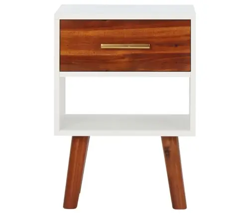 Naktsskapītis, 40X30X57 Cm, Akācijas Masīvkoks Vidaxl