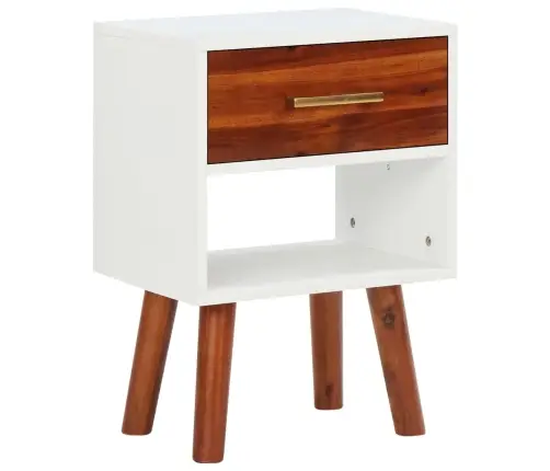 Naktinės Spintelės, 2Vnt., 40X30X57cm Akacijos Masyvas