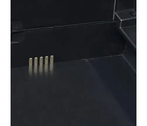 Dārza Skapītis, 4 Plaukti, Melns Vidaxl