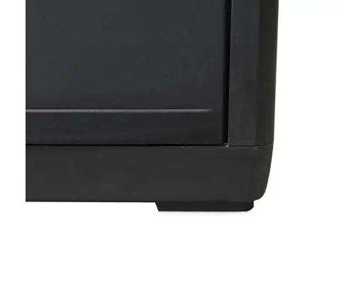 Dārza Skapītis, 4 Plaukti, Melns Vidaxl