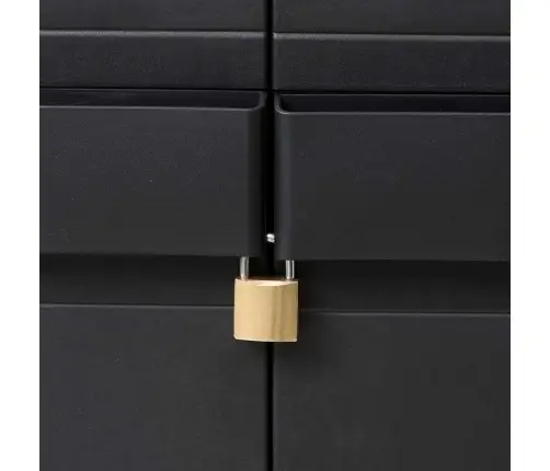 Dārza Skapītis, 3 Plaukti, Melns Vidaxl