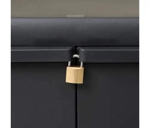 Dārza Skapītis, 2 Plaukti, Melns Vidaxl