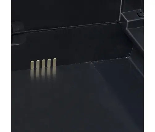 Dārza Skapītis, 2 Plaukti, Melns Vidaxl