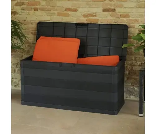 Dārza Uzglabāšanas Kaste, Melna, 117X45X56 Cm Vidaxl