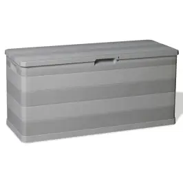 Dārza Uzglabāšanas Kaste, Pelēka, 117X45X56 Cm Vidaxl