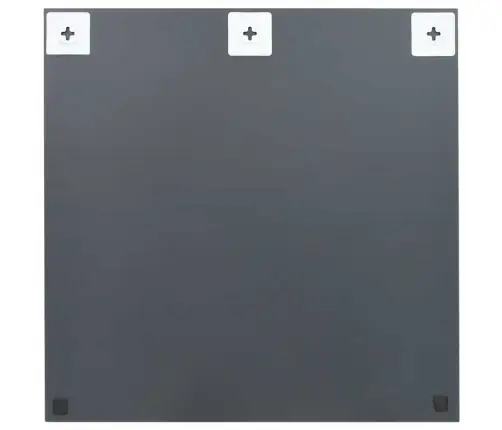 Sienas Spogulis, 60X60 Cm, Kvadrāta Forma, Stikls Vidaxl