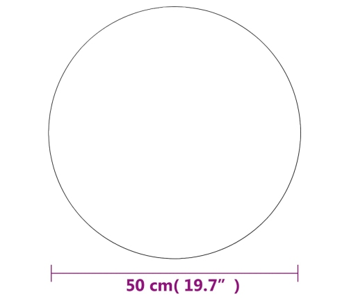 Sieninis Veidrodis, 50cm Apvalus, Stiklas
