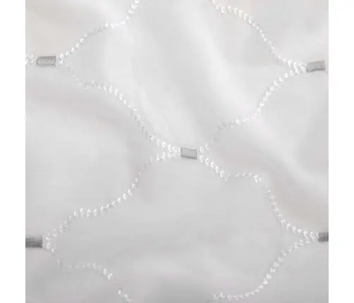 Užuolaidos 2 Pcs Balta 140 X 245 Cm Poliesteris