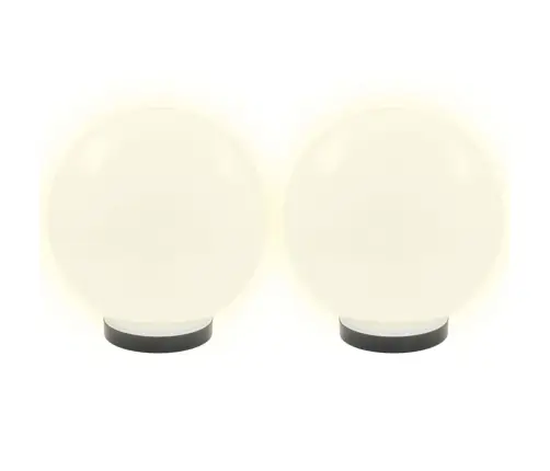 Led Lampas, 2 Gab., Sfēriskas, 25 Cm, Pmma Vidaxl