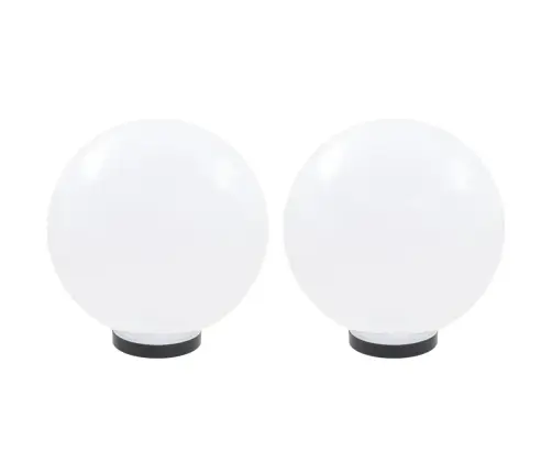Led Lampas, 2 Gab., Sfēriskas, 30 Cm, Pmma Vidaxl