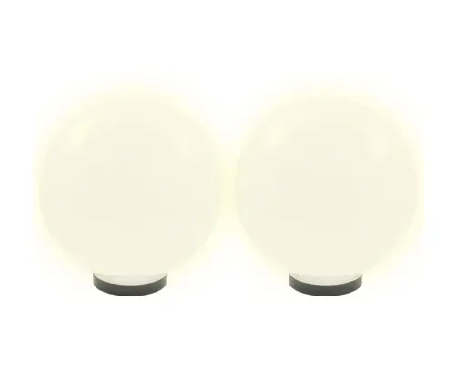 Led Lampas, 2 Gab., Sfēriskas, 30 Cm, Pmma Vidaxl