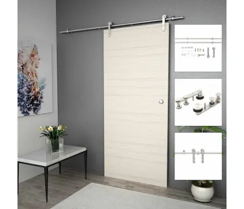 Bīdāmo Durvju Sistēma, 183 Cm, Nerūsējošs Tērauds Vidaxl