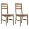 Virtuves Krēsli, 2 Gab., Akācijas Masīvkoks Vidaxl