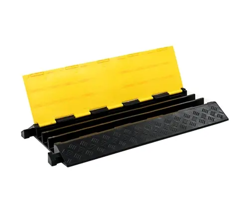 Kabeļu Aizsargs, Rampa, 3 Kanāli, 93 Cm, Gumija Vidaxl