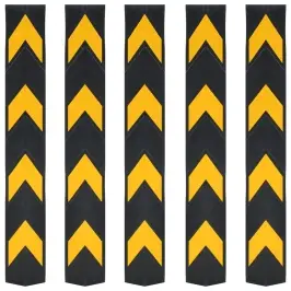 Atstarojoši Stūru Aizsargi, 5 Gab., Gumija, 80 Cm  Vidaxl