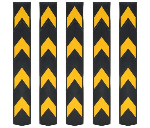 Atstarojoši Stūru Aizsargi, 5 Gab., Gumija, 80 Cm  Vidaxl