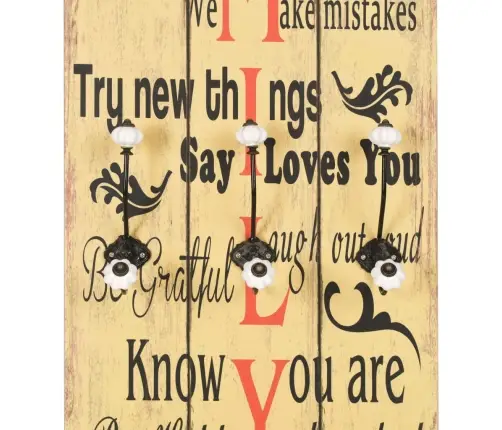 Drēbju Pakaramais Family, 120X40 Cm, 6 Āķīši  Vidaxl