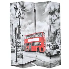 Kokkupandav Sirm 160 X 170 cm Londoni Buss, Must Ja Valge