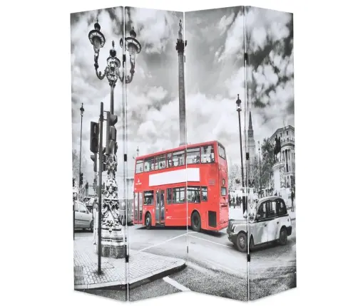 Kokkupandav Sirm 160 X 170 cm Londoni Buss, Must Ja Valge