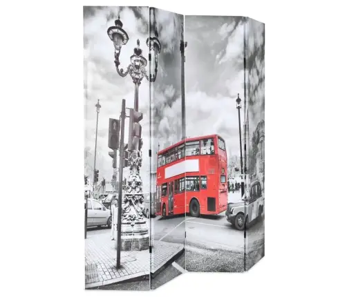 Kokkupandav Sirm 160 X 170 cm Londoni Buss, Must Ja Valge